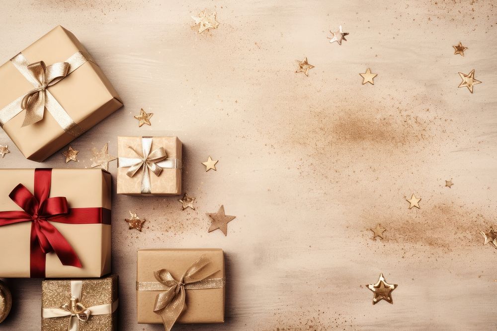 Backgrounds christmas gift box. AI generated Image by rawpixel.