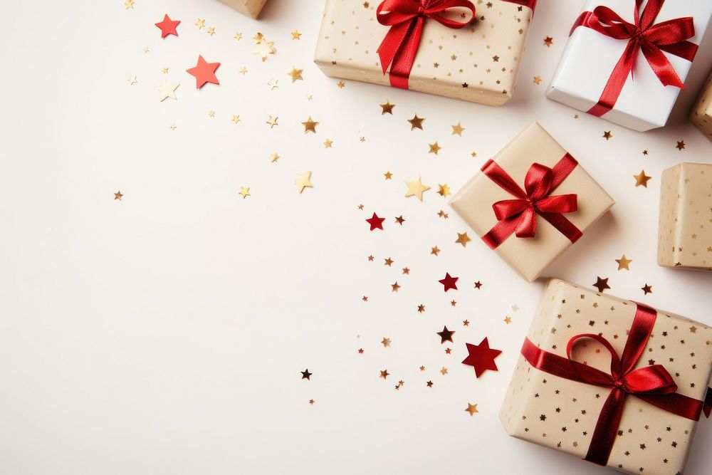 Gift christmas red celebration. AI generated Image by rawpixel.