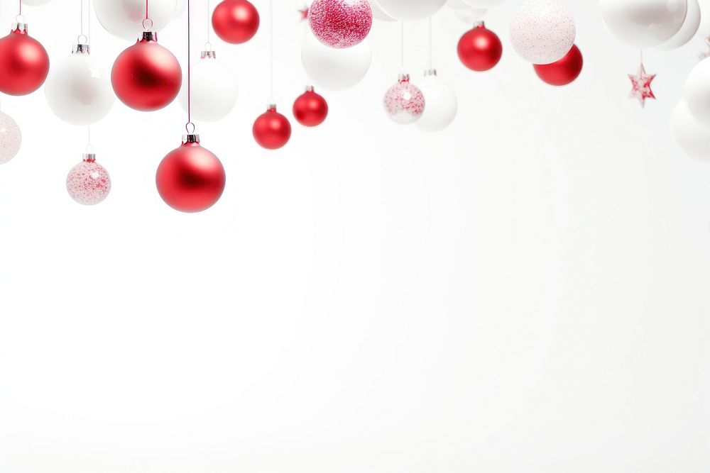 Christmas decorations backgrounds white background celebration. AI generated Image by rawpixel.