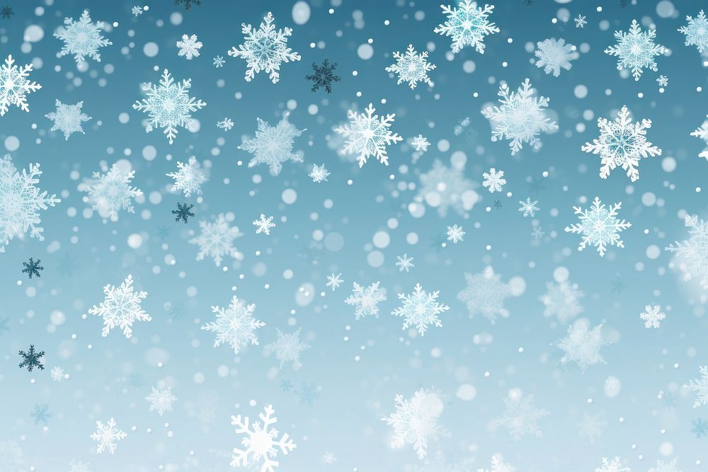 Snowflake christmas outdoors pattern. AI generated Image by rawpixel.