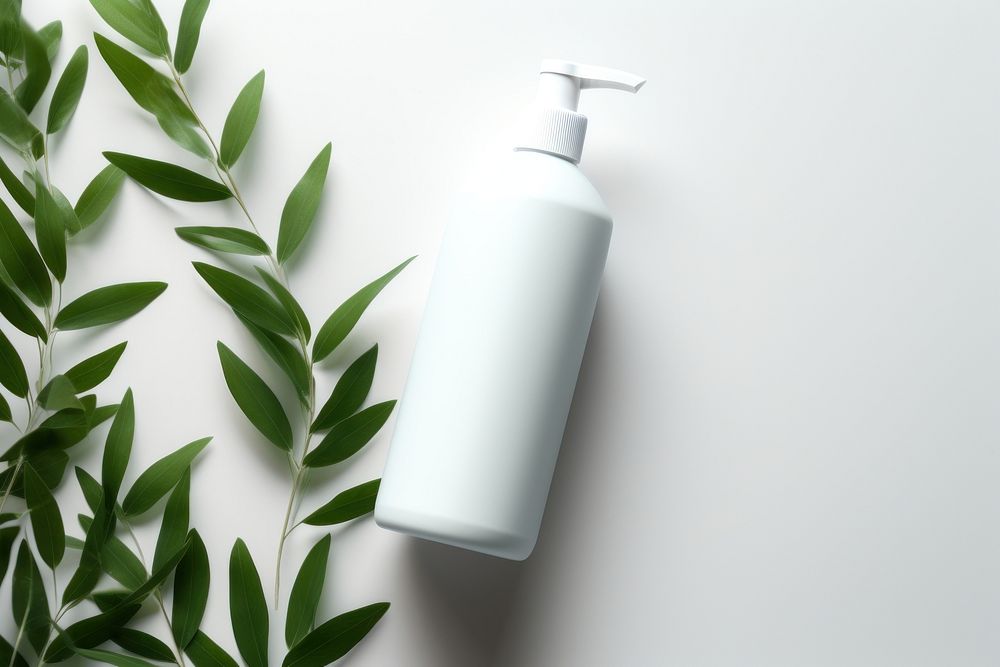 Body wash bottle plant container medicine. AI generated Image by rawpixel.