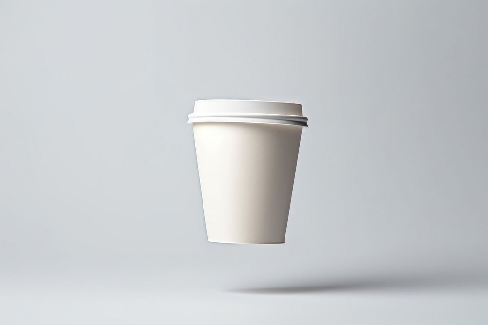 Coffee paper cup mug white background refreshment. AI generated Image by rawpixel.