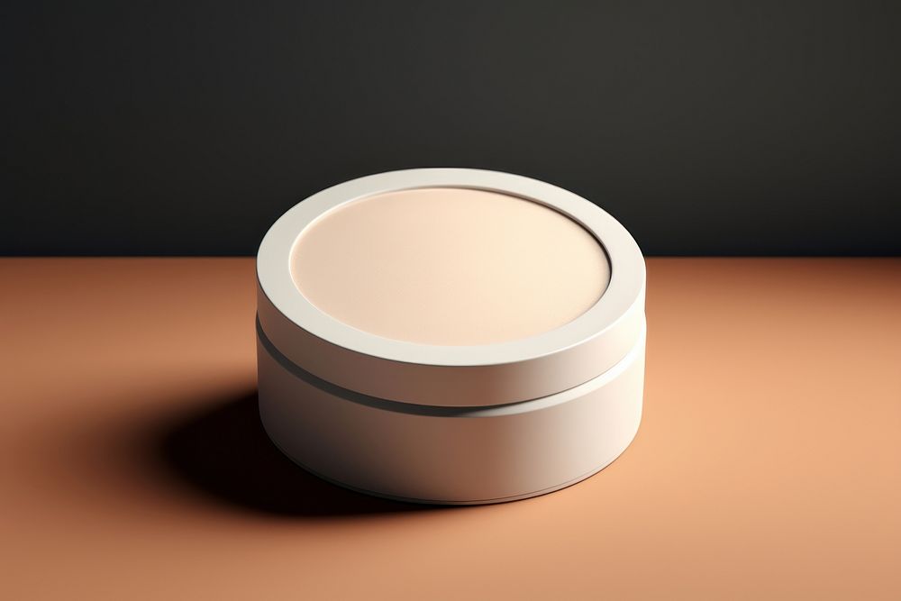 Face Powder Packaging cosmetics face lighting. AI generated Image by rawpixel.