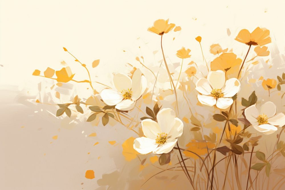 Cute background flower backgrounds pattern. AI generated Image by rawpixel.