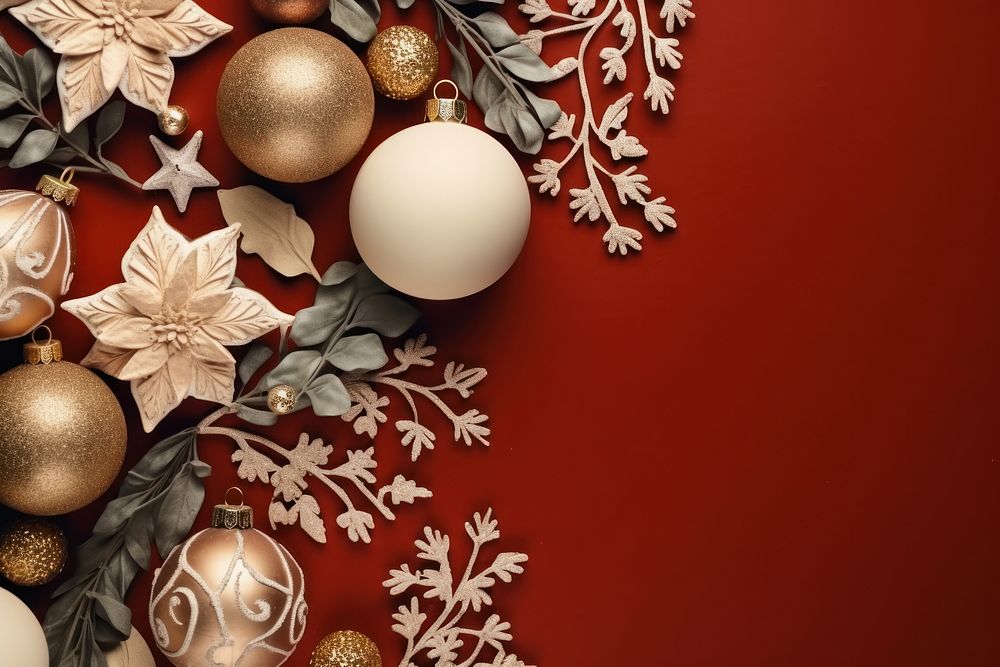 Christmas backgrounds celebration decoration. AI generated Image by rawpixel.