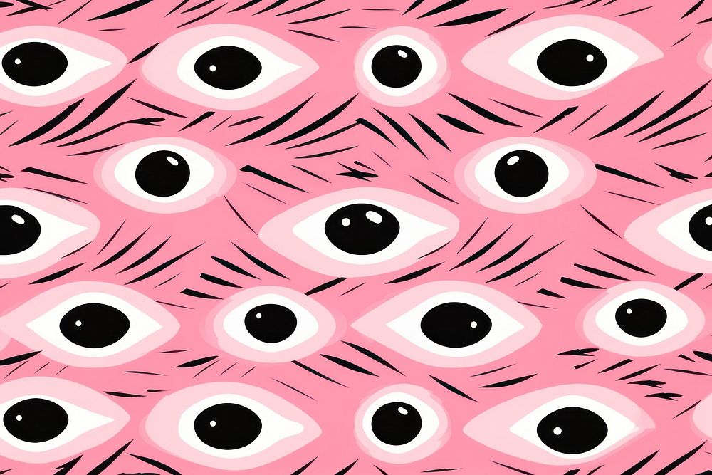 Eyes pattern backgrounds pink. AI generated Image by rawpixel.