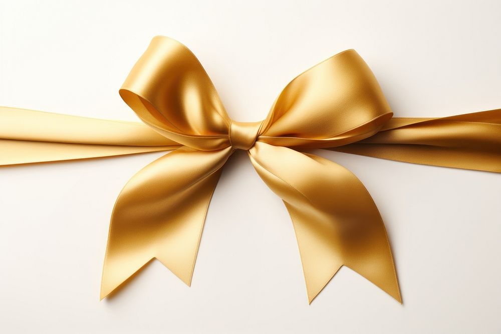 Gold ribbon celebration anniversary accessories. 