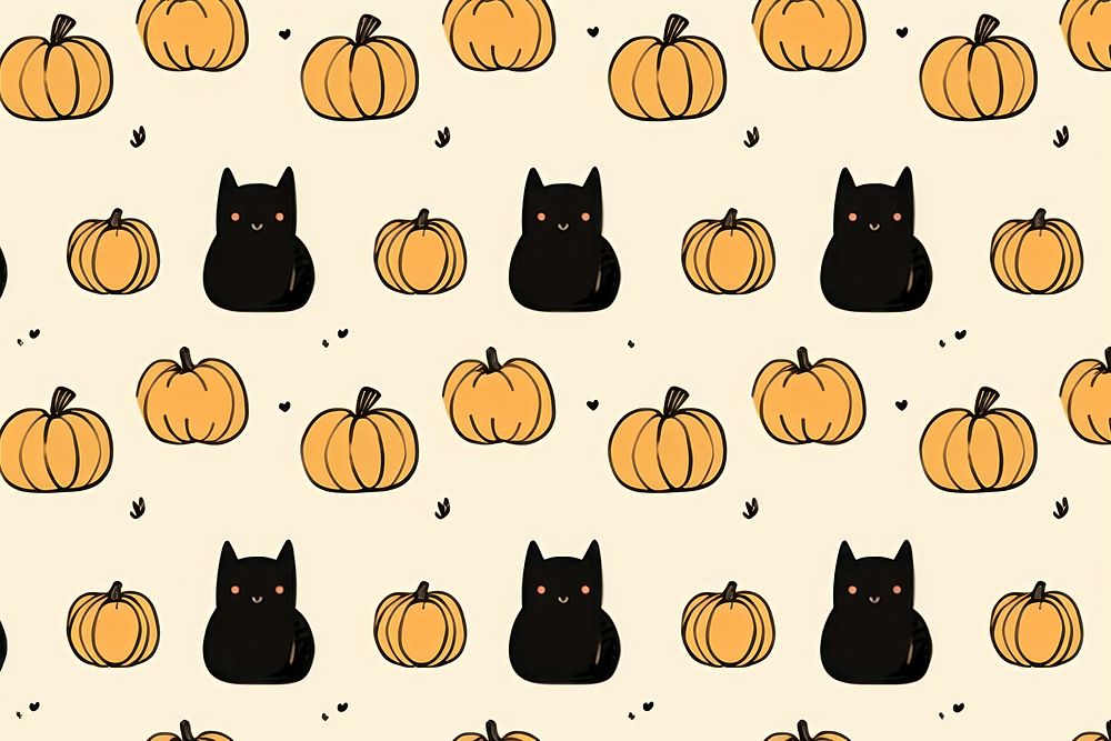 Cute background pumpkin backgrounds pattern. 