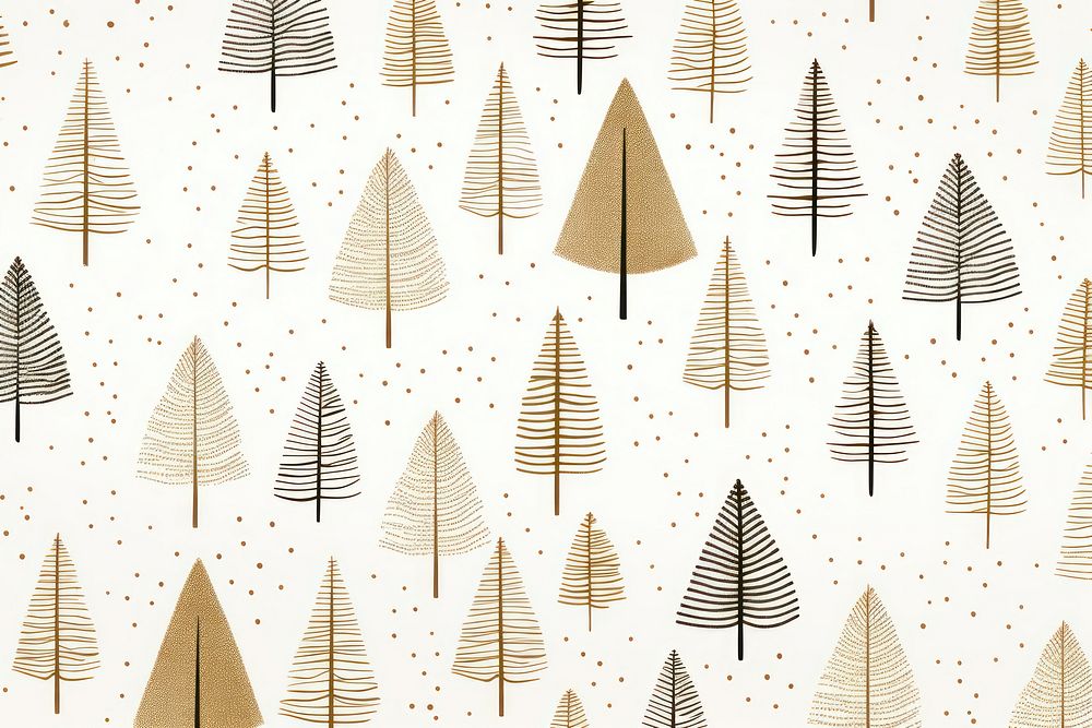 Christmas trees christmas pattern backgrounds. AI generated Image by rawpixel.