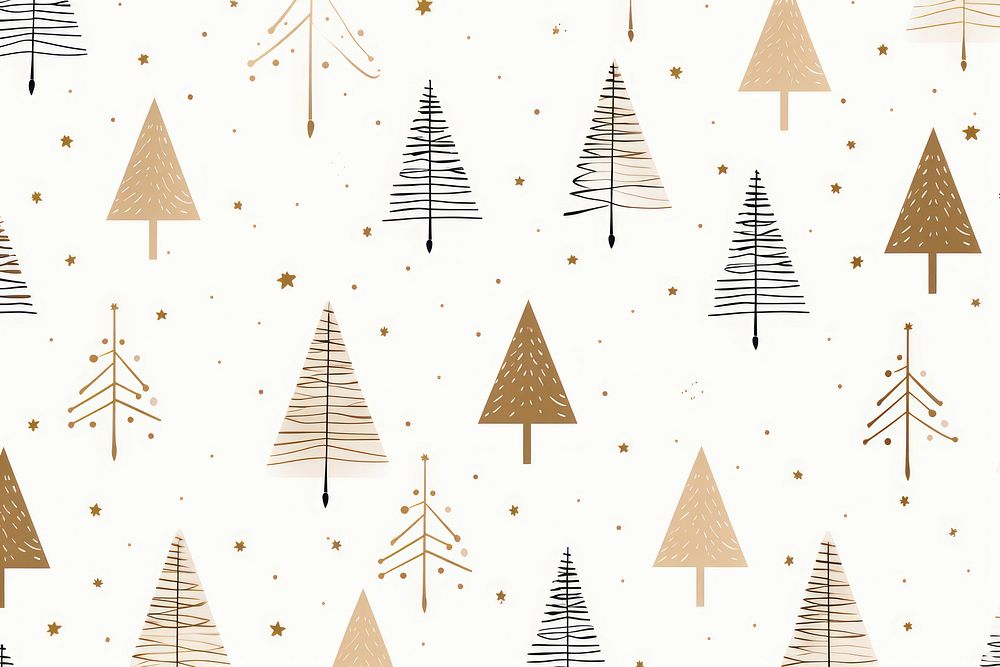 Christmas trees christmas backgrounds pattern. AI generated Image by rawpixel.