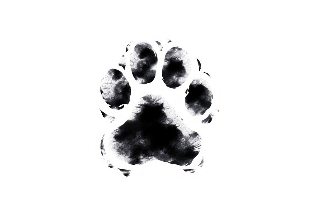 Paw print animal mammal pet. AI generated Image by rawpixel.