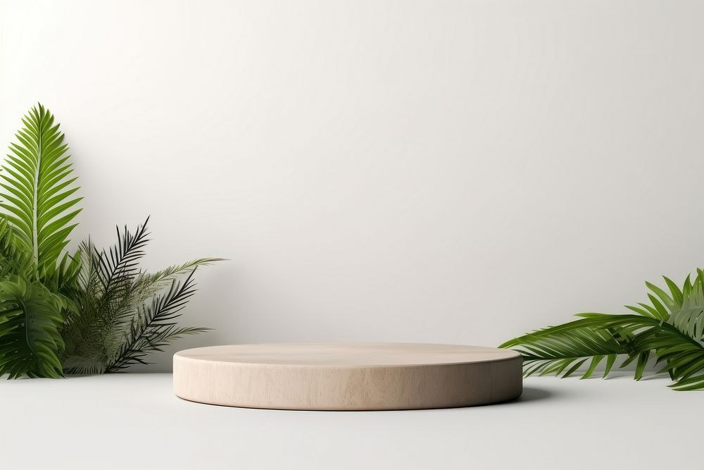 Podium plant table furniture. AI generated Image by rawpixel.