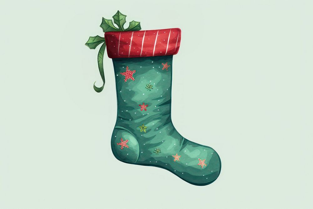 PNG Christmas socks christmas decoration gift. AI generated Image by rawpixel.