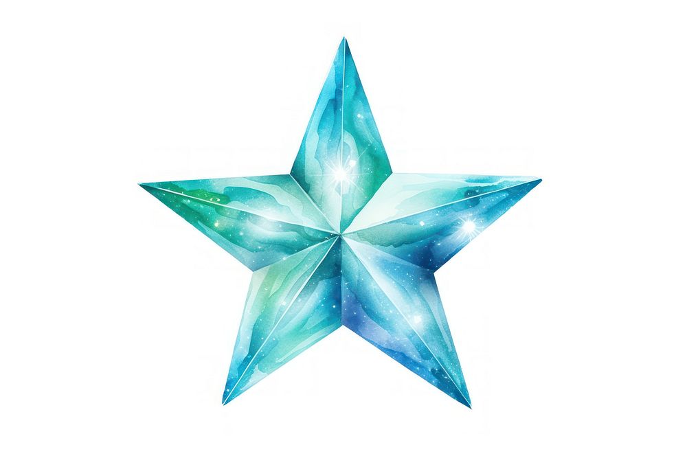 Falling star symbol white background creativity. AI generated Image by rawpixel.