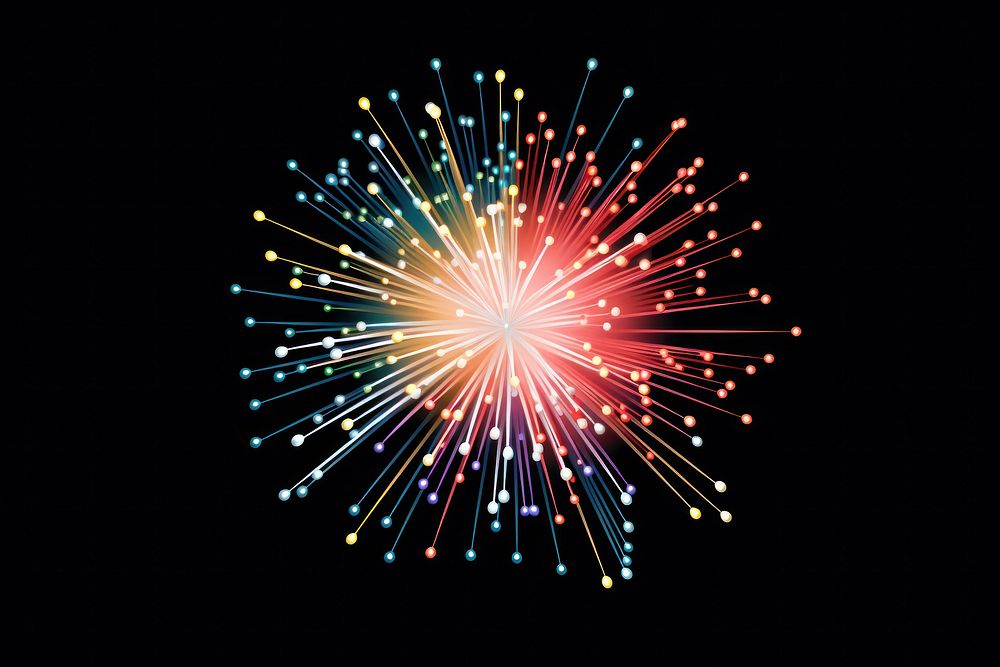 Firework fireworks night black background. AI generated Image by rawpixel.