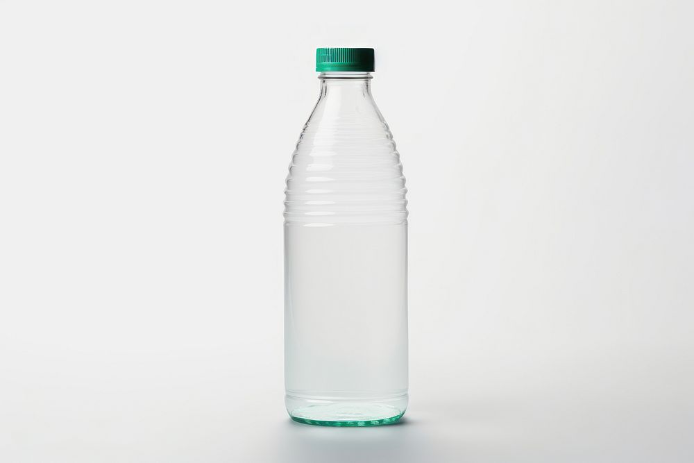 Bottle glass drink white background. AI generated Image by rawpixel.