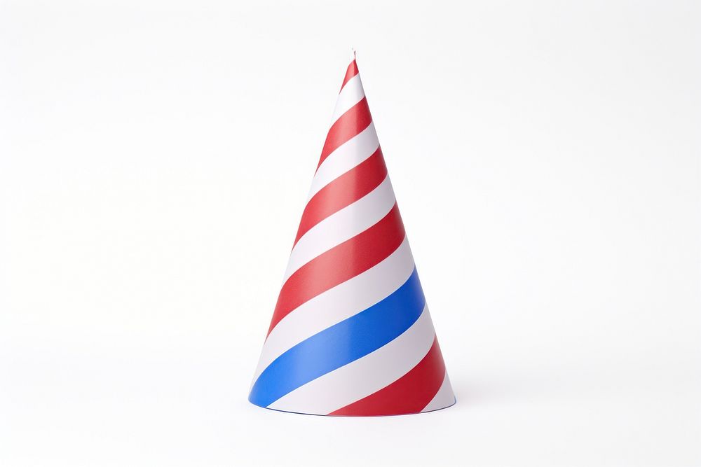 Party hat cone white background celebration. AI generated Image by rawpixel.