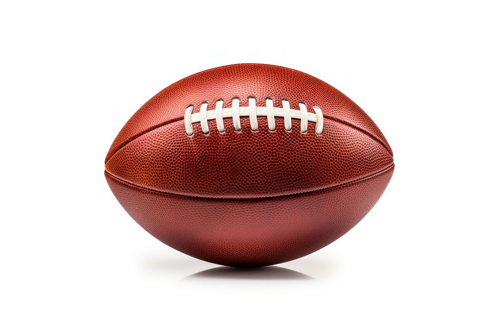 Pigskin ball football sports white background. AI generated Image by rawpixel.