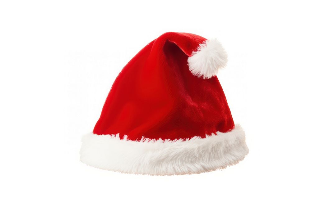 Santa Claus red hat white white background santa claus. AI generated Image by rawpixel.