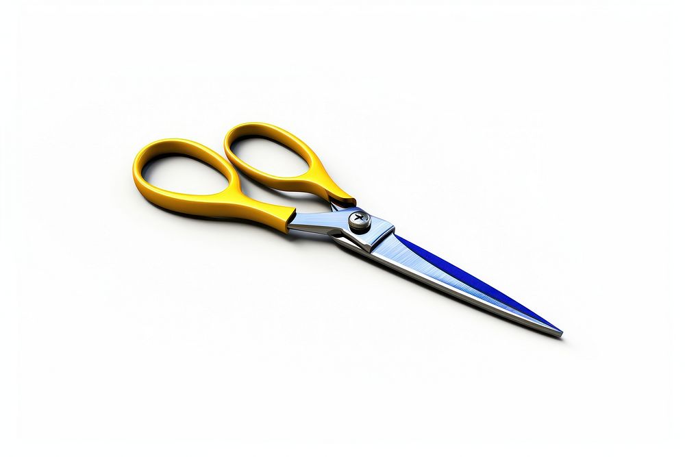 Scissors white background equipment weaponry. AI generated Image by rawpixel.