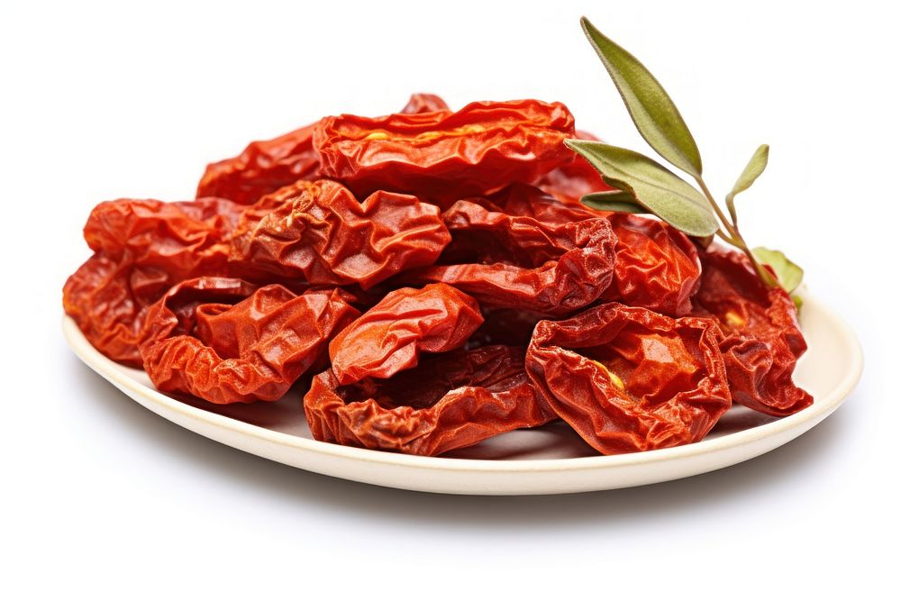 Dried tomatoes food dish vegetable. AI generated Image by rawpixel.