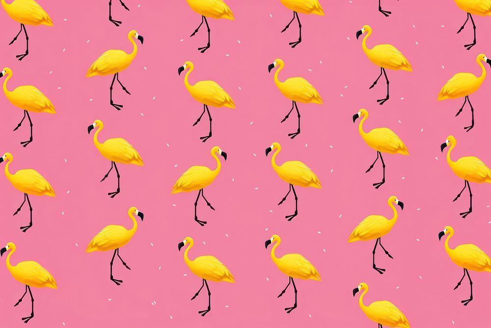 Pink flamigo backgrounds flamingo pattern. AI generated Image by rawpixel.