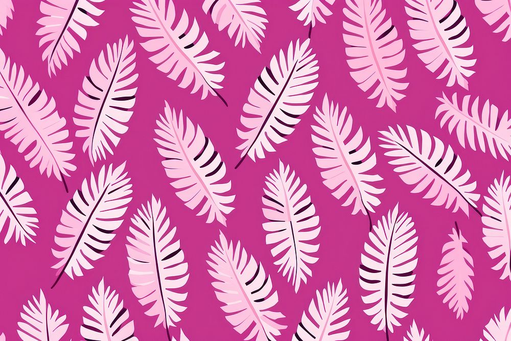 Plam leaves pattern backgrounds purple. AI generated Image by rawpixel.
