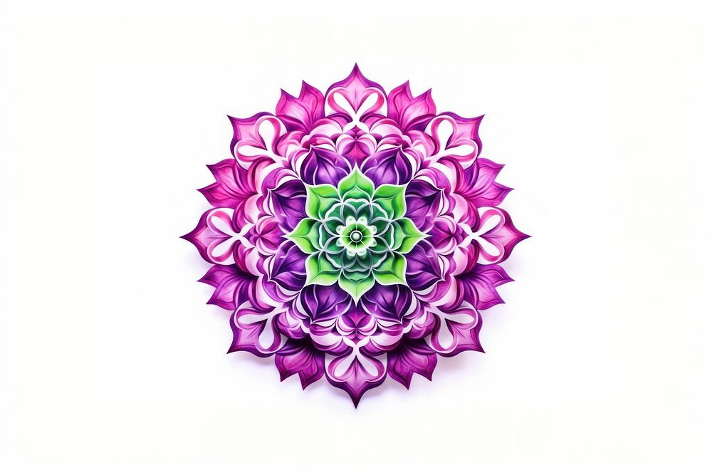 Mandala purple pattern pink. AI generated Image by rawpixel.