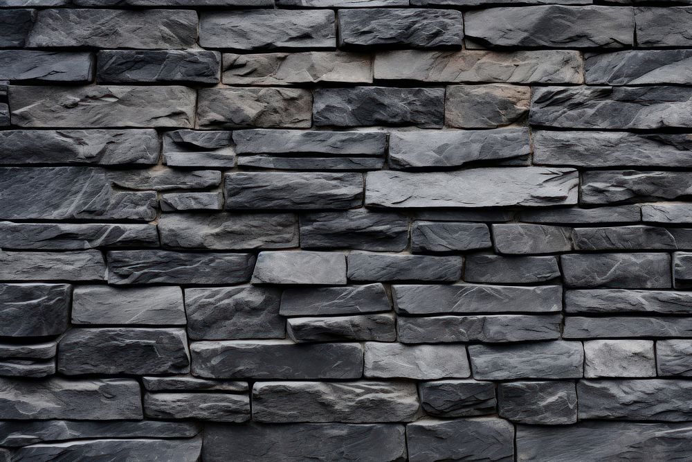 Stone wall architecture backgrounds black. AI generated Image by rawpixel.