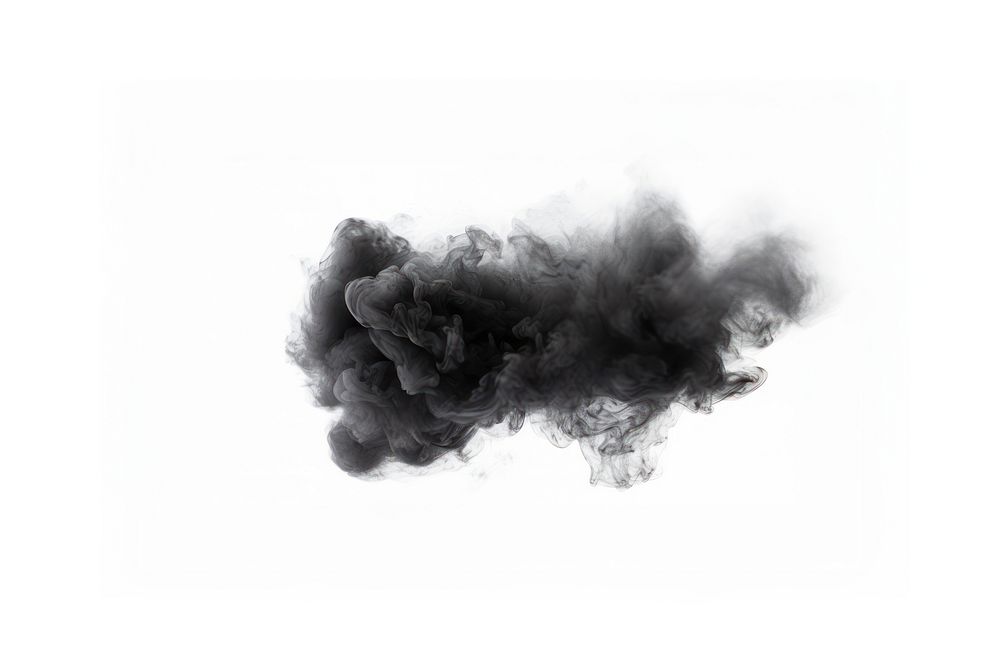 Smoke white black cloud. AI generated Image by rawpixel.