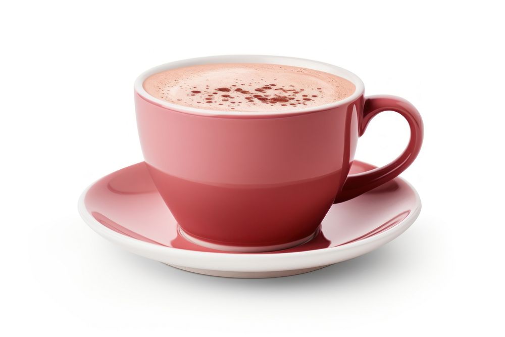Hot chocolate cup coffee saucer. AI generated Image by rawpixel.