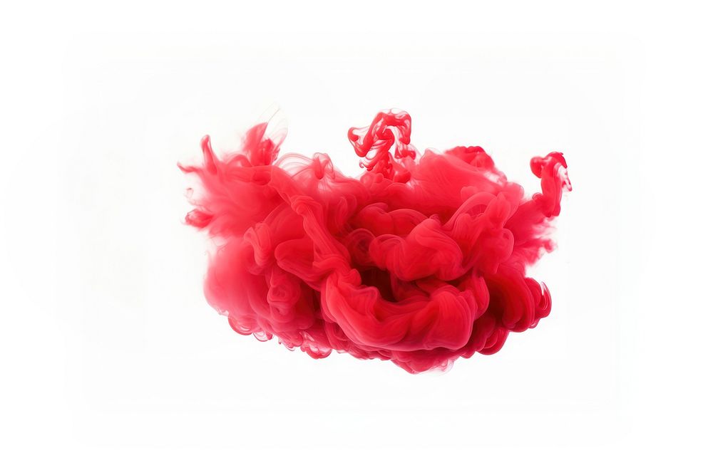 Smoke red white background splattered. AI generated Image by rawpixel.