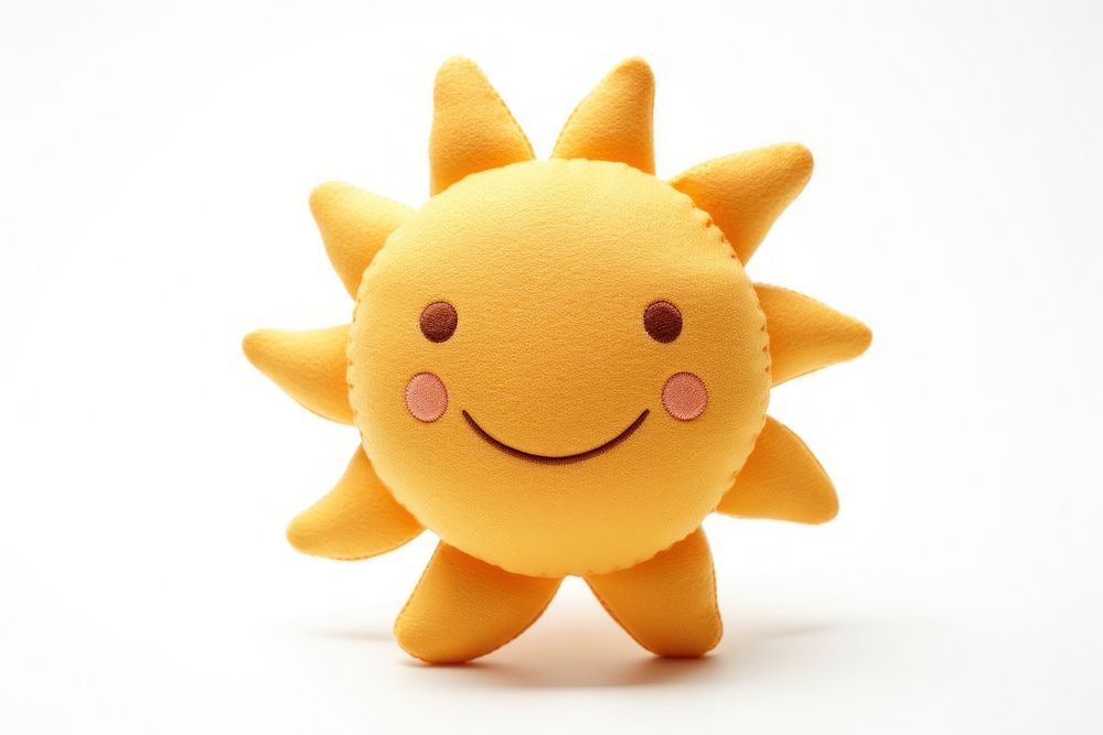 Smile plush toy sun. AI generated Image by rawpixel.