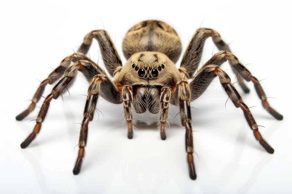 Spider tarantula arachnid animal. AI generated Image by rawpixel.