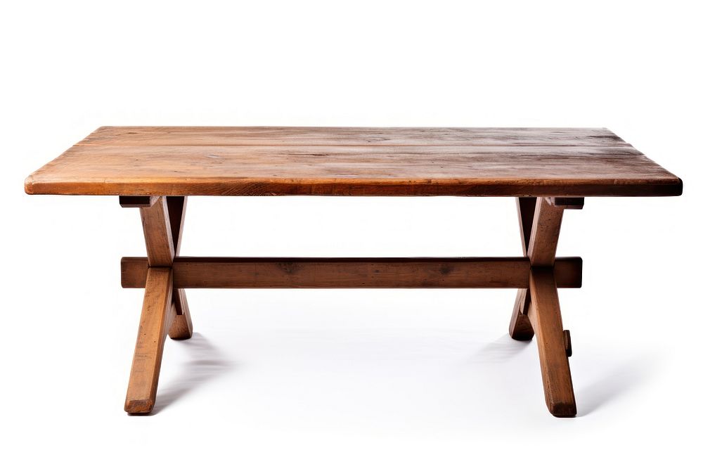 Table furniture bench wood. AI generated Image by rawpixel.