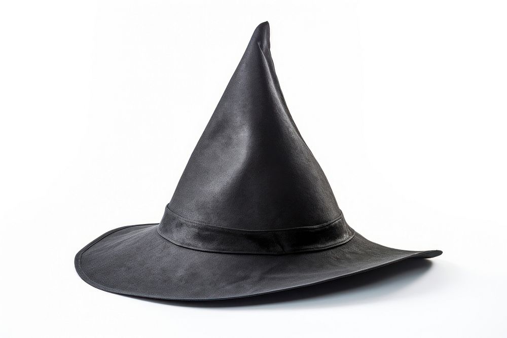 Witch hat white background celebration headwear. AI generated Image by rawpixel.