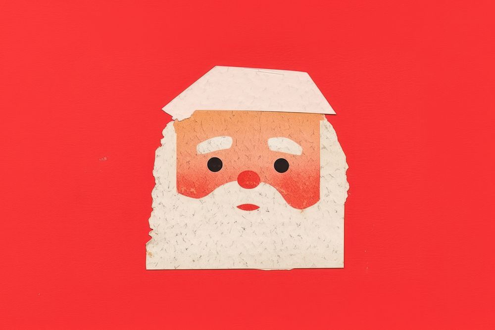 Santa claus paper art anthropomorphic. AI generated Image by rawpixel.