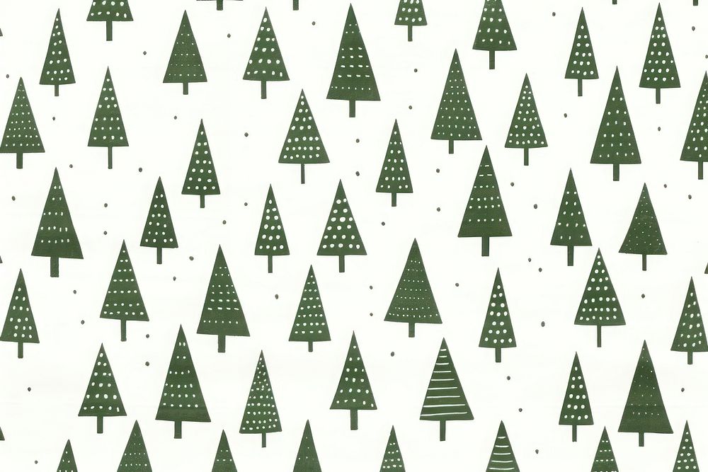Christmas trees pattern backgrounds christmas green. AI generated Image by rawpixel.