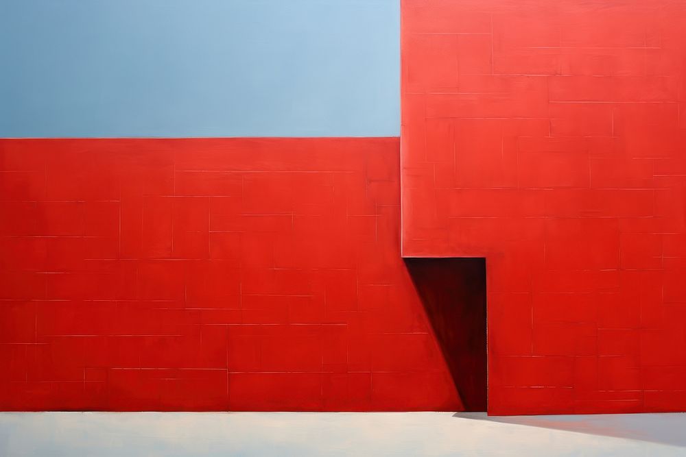 Building architecture wall red. AI generated Image by rawpixel.