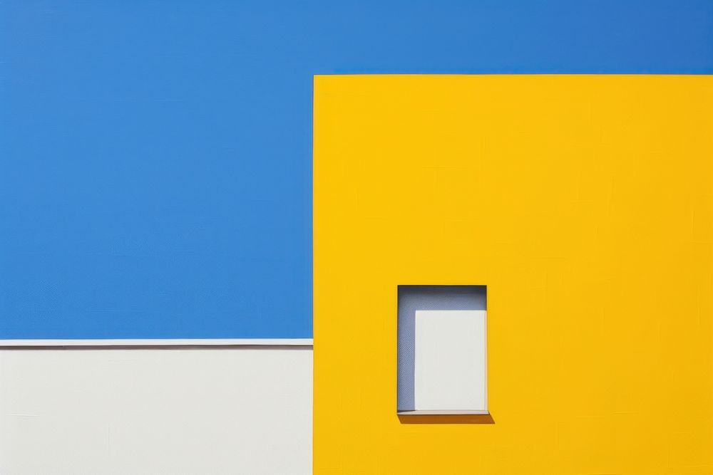 Yellow building architecture wall sky. AI generated Image by rawpixel.