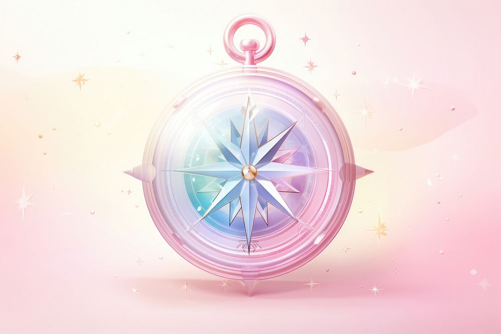 Compass celebration chandelier jewelry. AI generated Image by rawpixel.