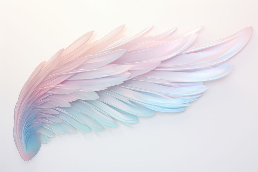 Angel wing bird art lightweight. AI generated Image by rawpixel.