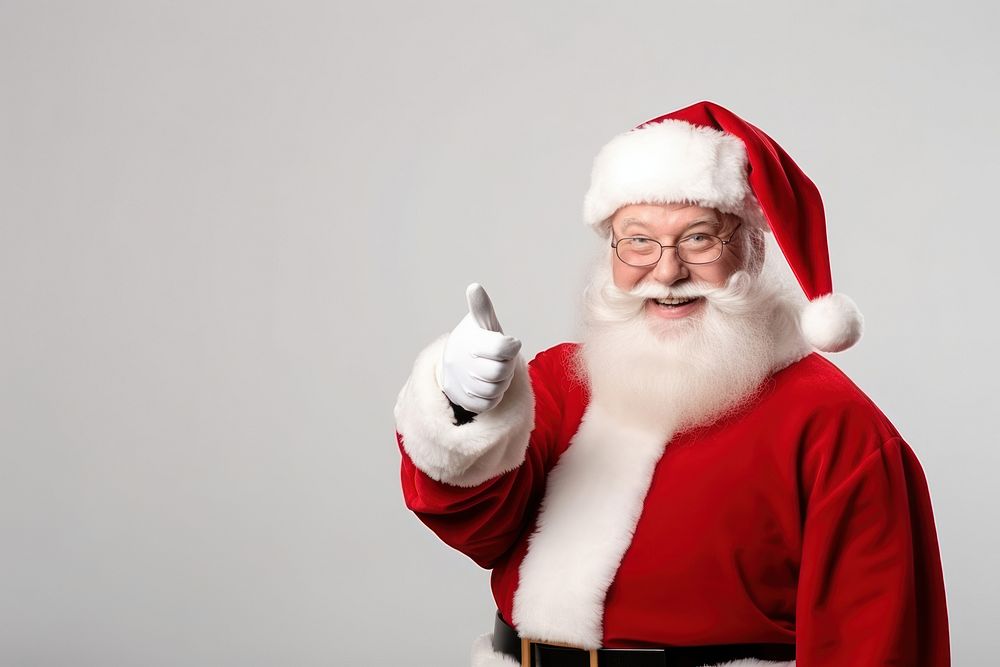 Christmas pointing smiling adult. AI generated Image by rawpixel.
