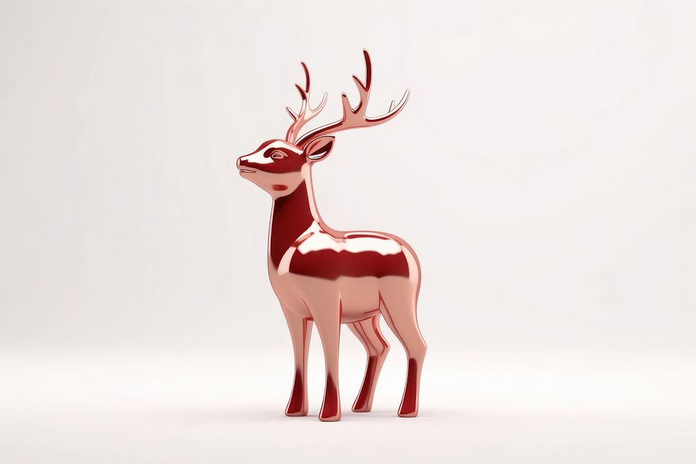 Christmas rendier wildlife animal mammal. AI generated Image by rawpixel.