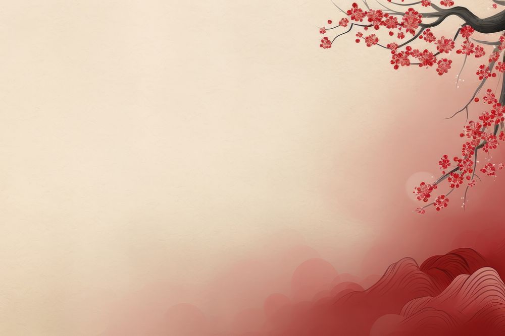 Chinese New Year wallpaper plant chinese new year backgrounds. AI generated Image by rawpixel.