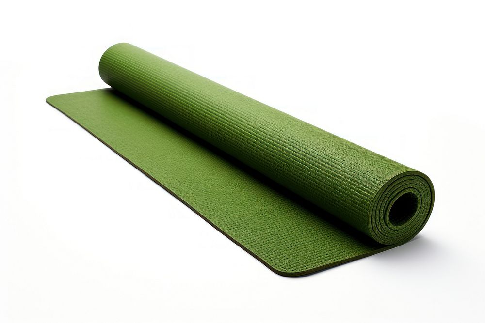 Mat Yoga white background simplicity. AI generated Image by rawpixel.