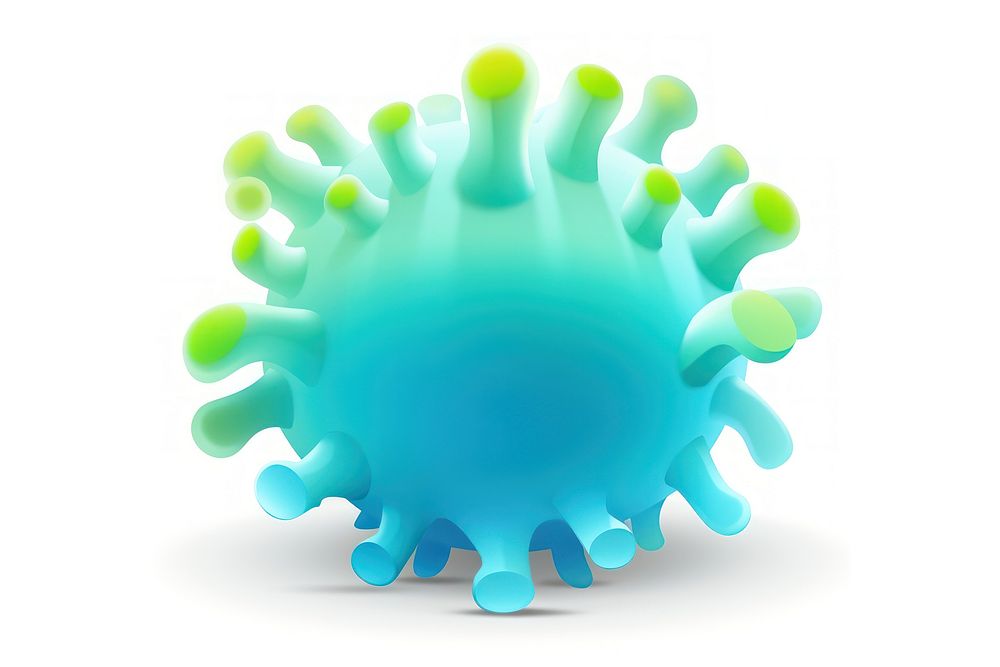 Bacteria sphere microbiology toothbrush. AI generated Image by rawpixel.