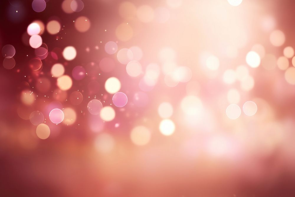 Warm pink bokeh light christmas glitter. AI generated Image by rawpixel.