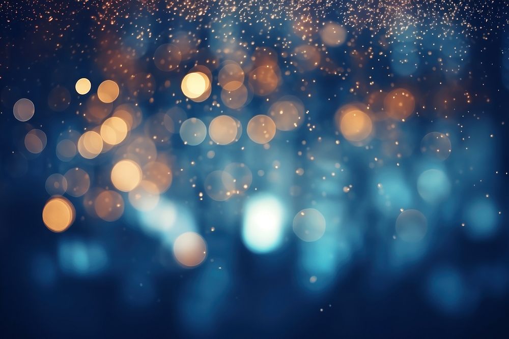 Cold night bokeh light christmas outdoors. AI generated Image by rawpixel.