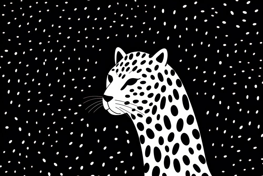 Cheetah pattern leopard animal mammal. AI generated Image by rawpixel.
